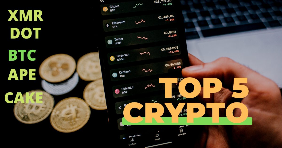 Top 5 Cryptocurrencies To Look This Week: