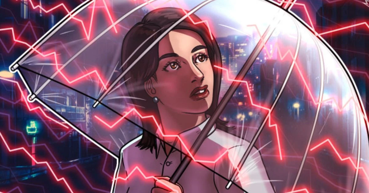 The complete stock of stablecoins dropped